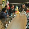 جلسه هماهنگی با مدیر کل صنعت و معدن استان در خصوص فروشگاه سوغات حج 96