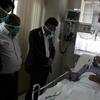عیادت مدیر حج استان از زائر بیمار عمره در بیمارستان