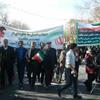 حضور مدیر، کارکنان حج وزیارت استان یزد  در راهپیمائی 22 بهمن ماه 