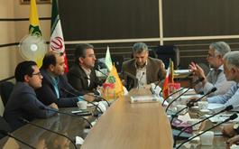 جلسه هماهنگی با مدیر کل صنعت و معدن استان در خصوص فروشگاه سوغات حج 96