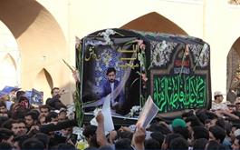 تشییع و خاکسپاری مرحوم «حاج حسن دانش» جانباخته یزدی در فاجعه منا برگزار شد 