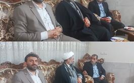 دیدار مدیر حج و زیارت استان یزد با کارگزار جانباز سرافراز دکتر حسن بمانی