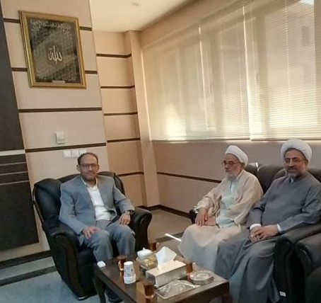 دیدار رئیس دفتر نماینده ولی فقیه در استان یزد با مدیر حج وزیارت استان یزد