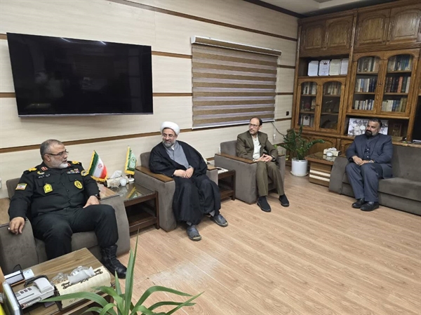 دیدار مدیر حج و زیارت با فرمانده نیروی انتظامی به مناسبت هفته نیروی انتظامی