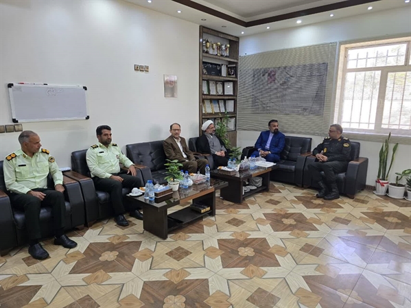 دیدار مدیر حج و زیارت استان یزد با فرماندهی پلیس فرودگاه بین‌المللی شهید صدوقی یزد