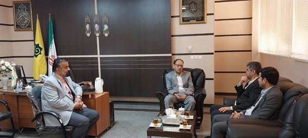 دیدار سرپرست بانک قرض الحسنه مهر ایران با مدیر حج وزیارت استان یزد
