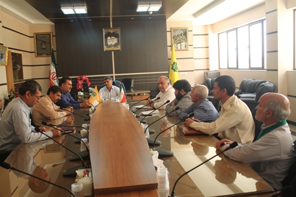 جلسه هماهنگی با مدیرمجموعه  اعزامی به عتبات عالیات استان یزد