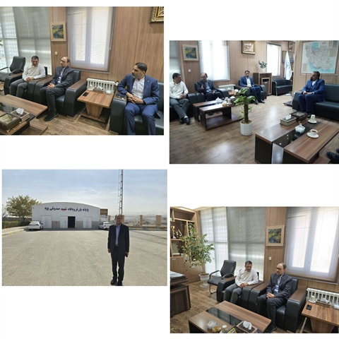 دیدار مدیر حج و زیارت با مدیر کل فرودگاه شهید صدوقی یزد