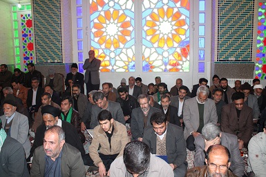 شرکت در مراسم بزرگداشت شهید عتبات عالیات شهرستان میبد